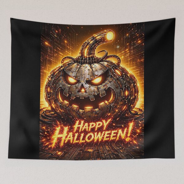 Item preview, The Not-So-Nice Pumpkin (Halloween) designed and sold by NubesDesignCH.