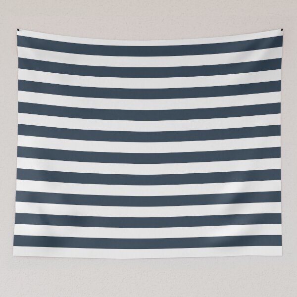 Item preview, Striped White And Navy Pattern designed and sold by pattern-archive.