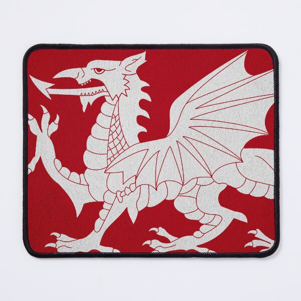Item preview, White Dragon Battle Flag of the Saxons designed and sold by colourfind.