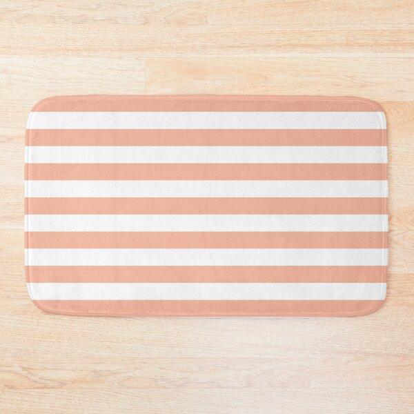 Item preview, Striped White And Peach Pattern designed and sold by pattern-archive.