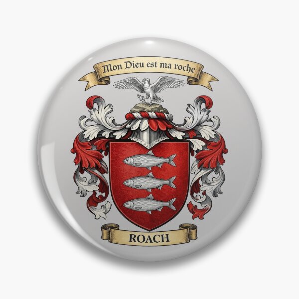 Item preview, The Roach Family Coat of Arms designed and sold by BagTown Clans.