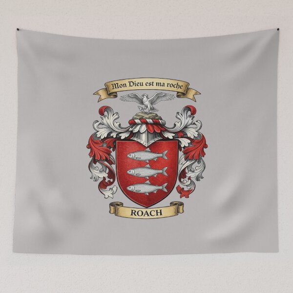 Item preview, The Roach Family Coat of Arms designed and sold by BagTown Clans.