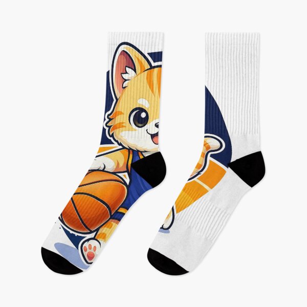 Item preview, Cute Basketball Kitten Mascot | Kawaii Cat Athlete Cartoon Sports Illustration designed and sold by Furfolkz.
