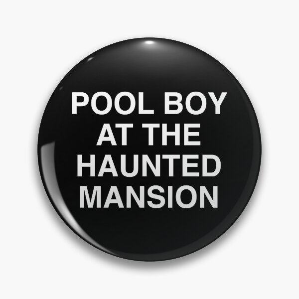 Item preview, Pool Boy At the Haunted Mansion designed and sold by fusedtees.