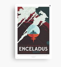 NASA Tourism - Enceladus Canvas Print