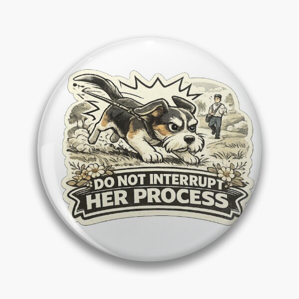 Item preview, Do Not Interrupt Her Process Beagle Mom Shirt Funny Beagle Dog Mom Gift designed and sold by PawMuse Studio.