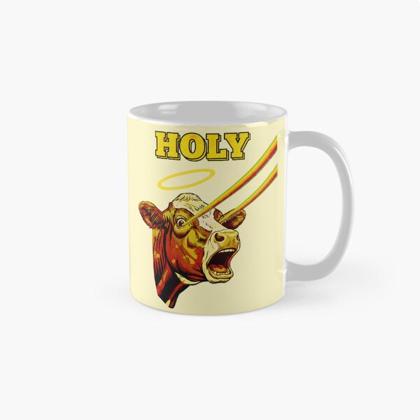 Item preview, Funny Holy Cow Retro Rainbow Laser Eyes designed and sold by Imaginationbeyond.