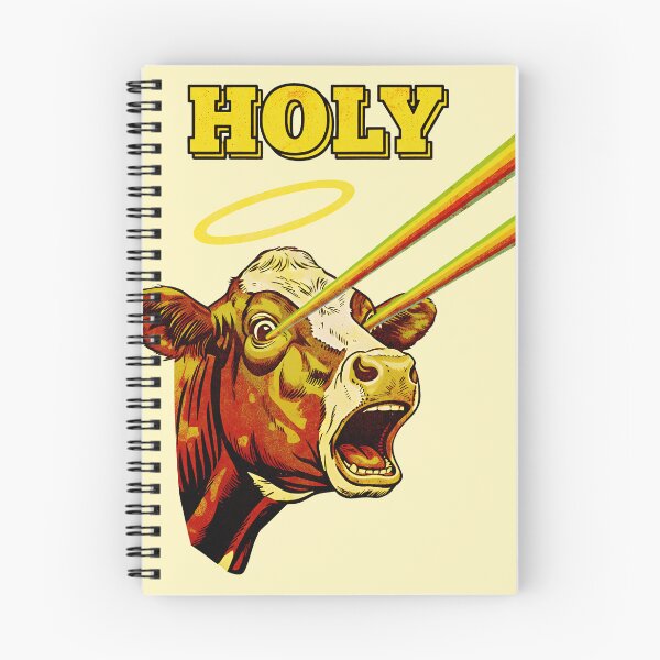 Item preview, Funny Holy Cow Retro Rainbow Laser Eyes designed and sold by Imaginationbeyond.