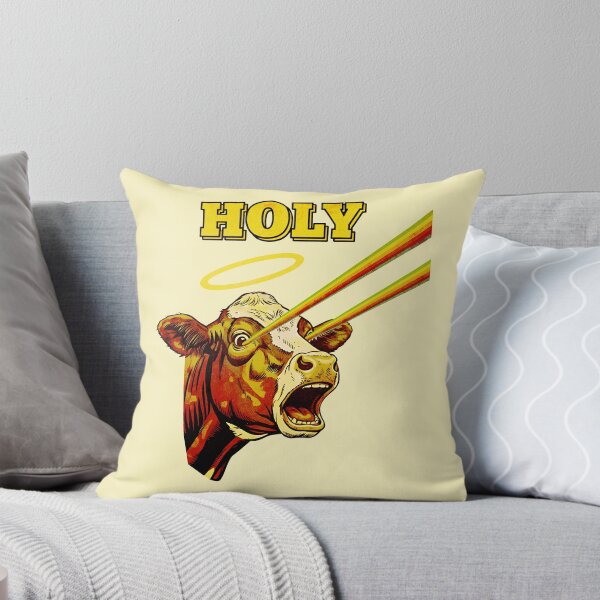 Item preview, Funny Holy Cow Retro Rainbow Laser Eyes designed and sold by Imaginationbeyond.