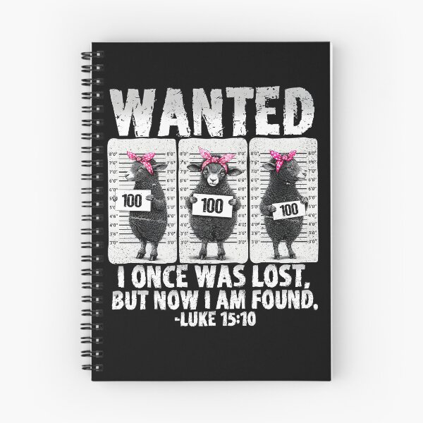 Item preview, Wanted I Once Was I Lost But Now I Am Found Luke 15:10 Sheep Mugshot designed and sold by phoebelevine.