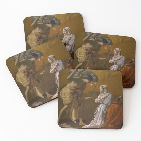 Item preview, The Annunciation - Classical Religious Painting Angel Annunciation for Renaissance Art Lovers designed and sold by RickE.