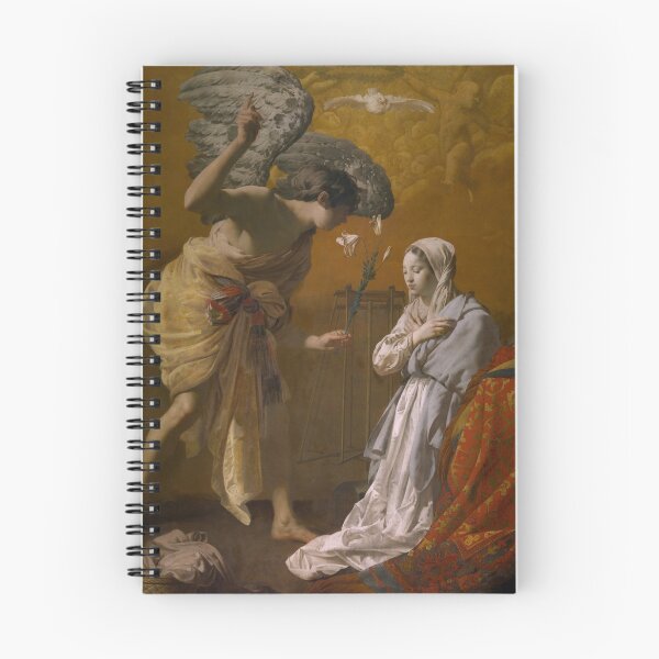 Item preview, The Annunciation - Classical Religious Painting Angel Annunciation for Renaissance Art Lovers designed and sold by RickE.