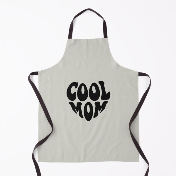 Item preview, Cool Mom Black Heart Wavy Typography designed and sold by WAMTEES.
