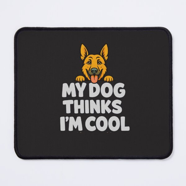 Item preview, My Dog Thinks I'm Cool Funny Dog Lover T-Shirt – Cute Dog Owner Humor Graphic Tee designed and sold by AdicretorDesign.