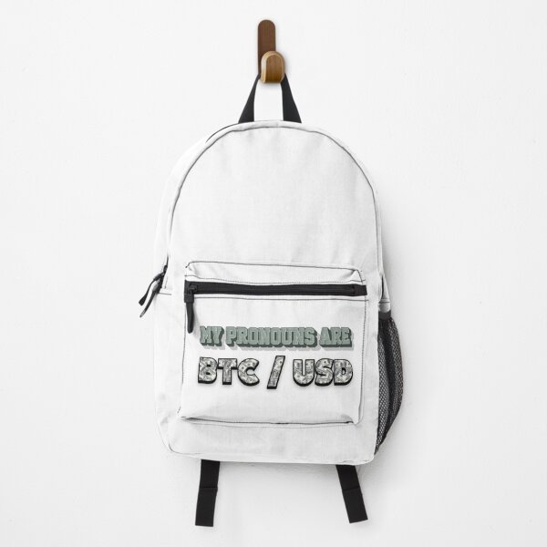 Item preview, My Pronouns Are BTC / USD designed and sold by TradingOnDemand.