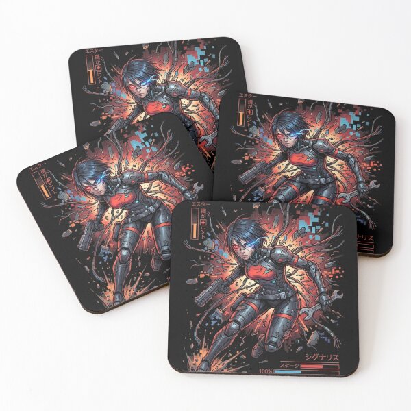 Item preview, Signalis Technician Replika Glitch Effects Cosmic Dread Portrait designed and sold by Senpaiwaves.