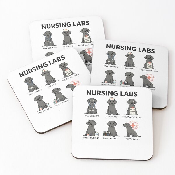 Item preview, Labrador Retriever RN Nurse Lab Dogs Nursing Pups designed and sold by phoebelevine.