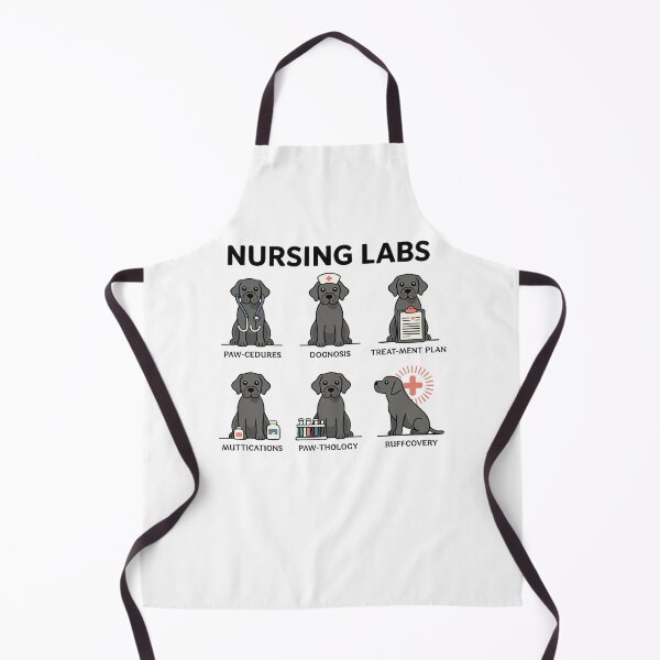 Item preview, Labrador Retriever RN Nurse Lab Dogs Nursing Pups designed and sold by phoebelevine.