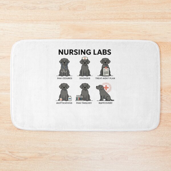 Item preview, Labrador Retriever RN Nurse Lab Dogs Nursing Pups designed and sold by phoebelevine.