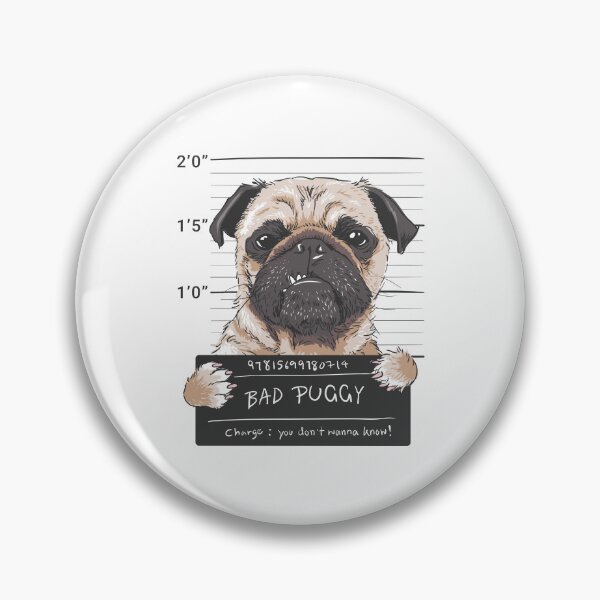 Item preview, Bad puggy t-shirt designed and sold by Snezanabu.