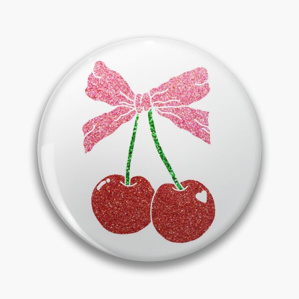 Item preview, Glittery cherry bow stem  designed and sold by theniamhmachine.