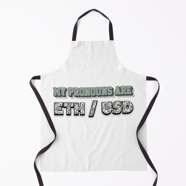 Item preview, My Pronouns Are ETH / USD designed and sold by TradingOnDemand.