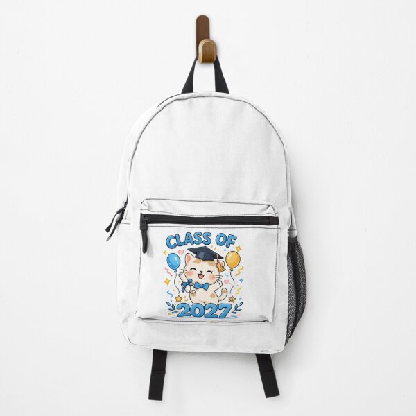 Item preview, Cute Cat Class of 2027 Graduation Design designed and sold by bloomandbeads.eu.