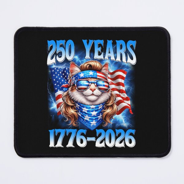 Item preview, 250 Years American 1776 2026 250th USA Cat 4th Of july designed and sold by Intomindfood.