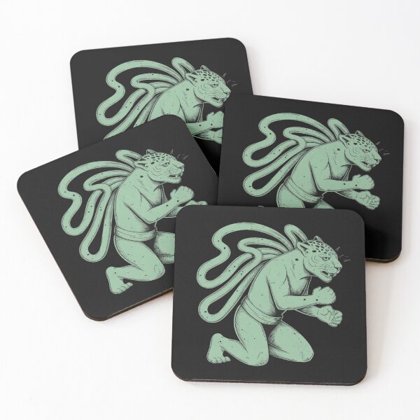 Item preview, a humanoid jaguar in a mint green color designed and sold by 123ks.