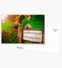 No Admittance Postcards