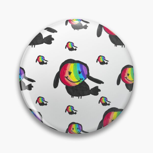 Item preview, Rainbow Face Bird Pattern - Whimsical Cute Bird Art designed and sold by nimbfeja.
