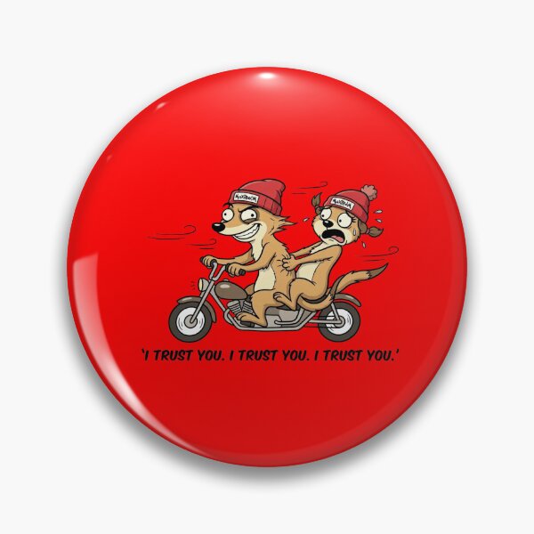 Item preview, Funny Meerkat Couple Motorcycle Ride - I Trust You? designed and sold by mAXiBoOM.