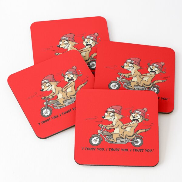 Item preview, Funny Meerkat Couple Motorcycle Ride - I Trust You? designed and sold by mAXiBoOM.