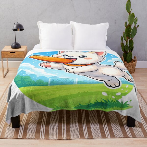 Item preview, Cute Frisbee Puppy | Kawaii Flying Disc Dog Cartoon Sports Mascot designed and sold by Furfolkz.
