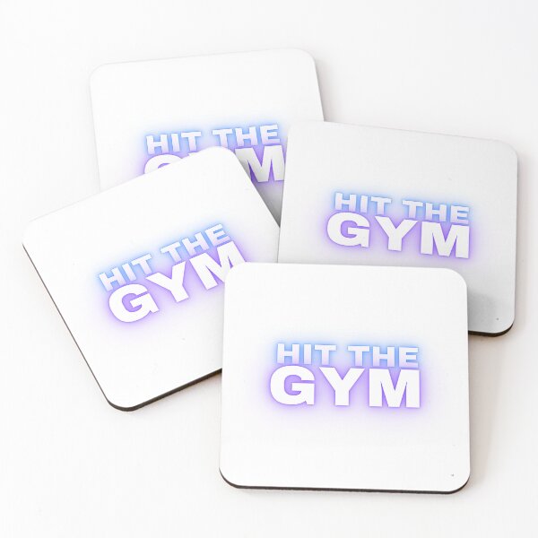 Item preview, Hit The Gym – Motivational Fitness Workout Typography Design designed and sold by StylZthetic.