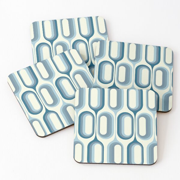 Item preview, Mid Century Modern Retro 70s - Blue designed and sold by JMgraphic.