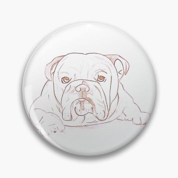 Item preview, Bulldog Sdraiato – Disegno Realistico a Matita designed and sold by DisegniPersonalizzati di irka87.