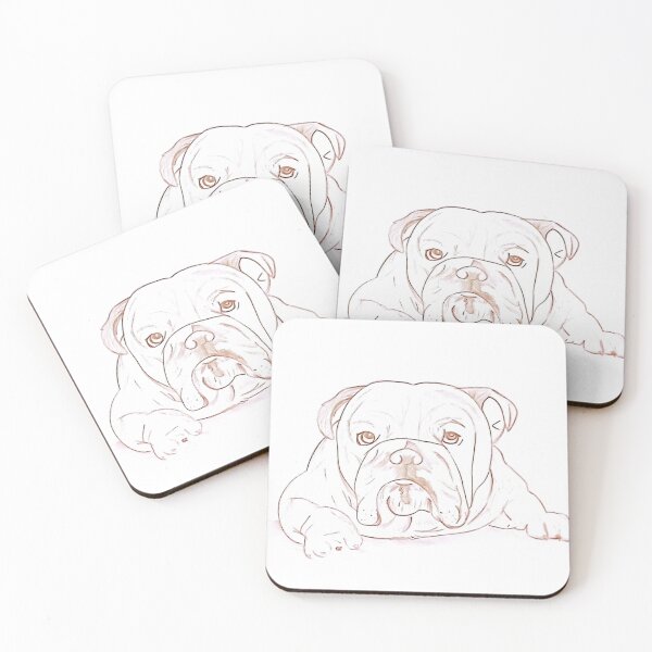 Item preview, Bulldog Sdraiato – Disegno Realistico a Matita designed and sold by DisegniPersonalizzati di irka87.