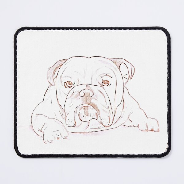 Item preview, Bulldog Sdraiato – Disegno Realistico a Matita designed and sold by DisegniPersonalizzati di irka87.