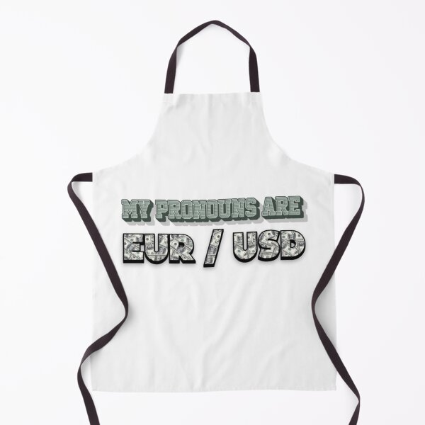 Item preview, My Pronouns Are EUR / USD designed and sold by TradingOnDemand.