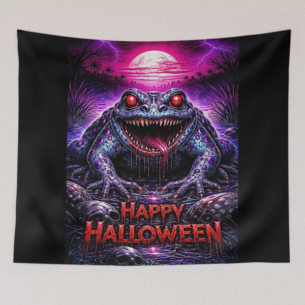 Item preview, The not-so-cool frog (Halloween) designed and sold by NubesDesignCH.