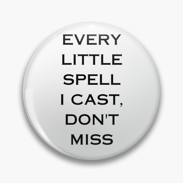 Item preview, Every Little Spell I Cast Don’t Miss – Manifestation Quote Typography Design designed and sold by Magic Love Art Print.