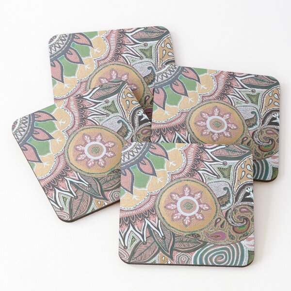 Item preview, Abstract Mandala Pattern Art – Boho Paisley Illustration designed and sold by PeridotGypsy.