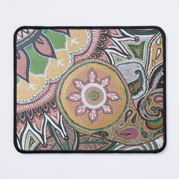 Item preview, Abstract Mandala Pattern Art – Boho Paisley Illustration designed and sold by PeridotGypsy.