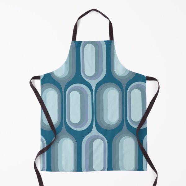 Item preview, Mid Century Modern Retro 70s - Blue gradient designed and sold by JMgraphic.