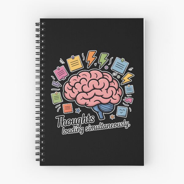 Item preview, Thoughts Loading Simultaneously Shirt – ADHD Brain Humor Aesthetic Tee designed and sold by ImaginedSpace7.
