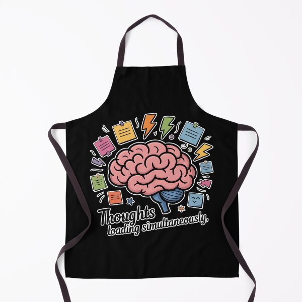 Item preview, Thoughts Loading Simultaneously Shirt – ADHD Brain Humor Aesthetic Tee designed and sold by ImaginedSpace7.