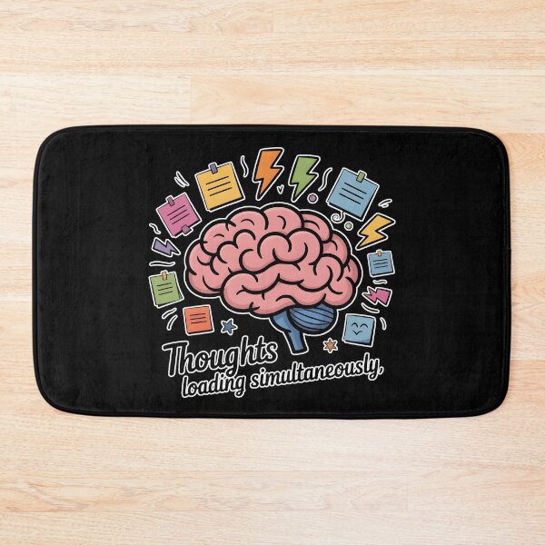 Item preview, Thoughts Loading Simultaneously Shirt – ADHD Brain Humor Aesthetic Tee designed and sold by ImaginedSpace7.