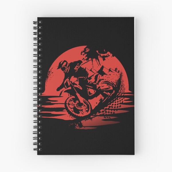 Item preview, Dark Rising Sun Dirt Bike Art designed and sold by KurczakDomowy.
