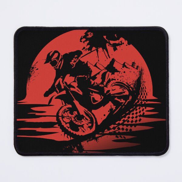Item preview, Dark Rising Sun Dirt Bike Art designed and sold by KurczakDomowy.